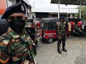 Sri Lanka Krisis BBM, Tentara Jaga SPBU