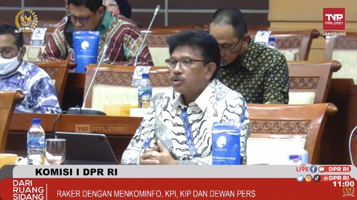 Menkominfo Johnny G. Plate