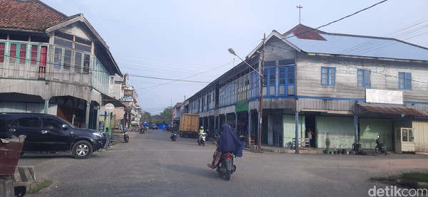 Pasar Tuo terletak di Kelurahan Muaro Tebo, Kecamatan Tebo Tengah Kabupaten Tebo Jambi. (Ferdi Almunanda/detikcom)