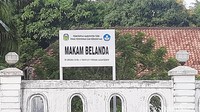 Makam ini dibuat sebagai bentuk mengingat, jika dulunya wilayah Tebo tepatnya di sekitaran Pasar Tuo itu terdapat lokasi area Benteng bagi tentara-tentara Belanda. (Ferdi Almunanda/detikcom)