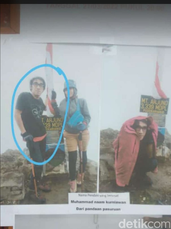 Pendaki hilang di Gunung Arjuno