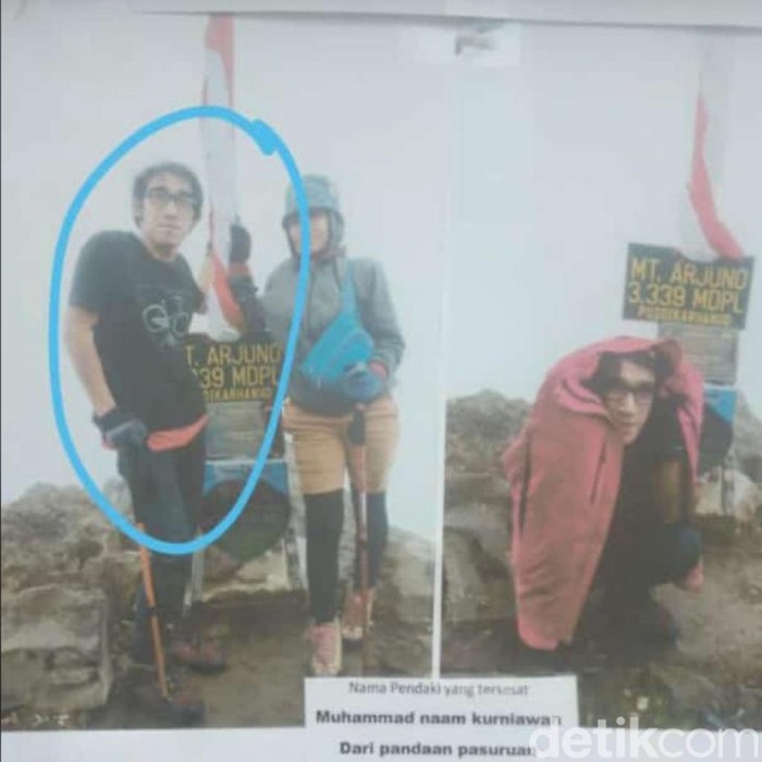 Pendaki hilang di Gunung Arjuno