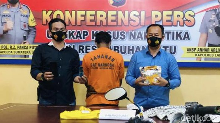 Rilis kasus narkoba di Labuhanbatu Sumut