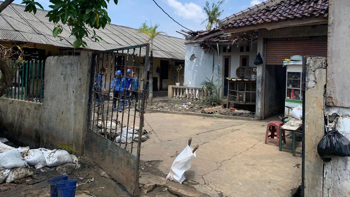 Banjir di Pondok Bambu, Duren Sawit, Jakarta Timur telah surut. Rabu (23/3/2022).
