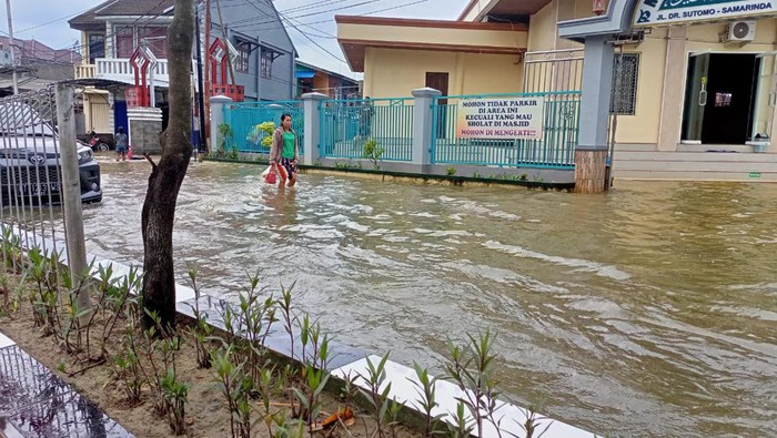 Banjir melanda Kota Samarinda, Kalimantan Timur.