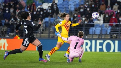 Giliran Tim Wanita Barcelona Permalukan Real Madrid di Liga Champions