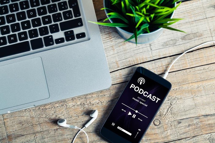 Ilustrasi podcast