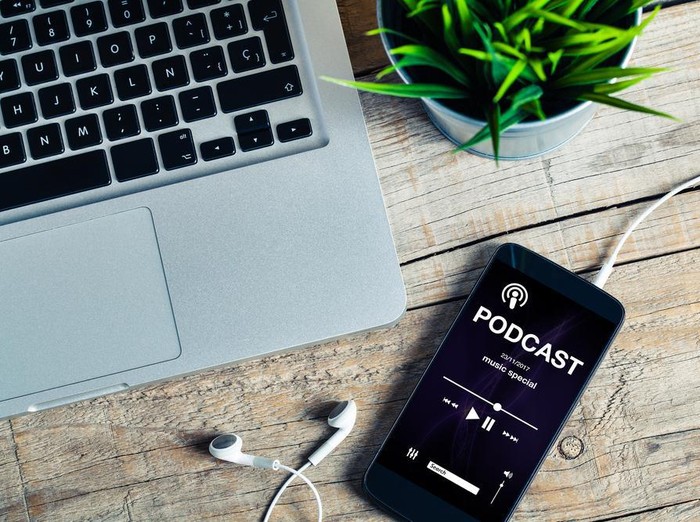 Ilustrasi podcast