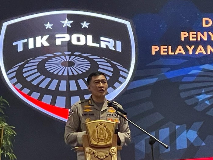 Kadiv TIK Polri Irjen Pol Slamet Uliandi dalam Rakernis TIK Polri