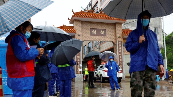 Kondisi Terkini di Lokasi Jatuhnya Pesawat China Eastern Airlines