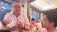 Kebersamaan Raul Lemos dengan Ameena dan Atta Halilintar. Foto: Instagram