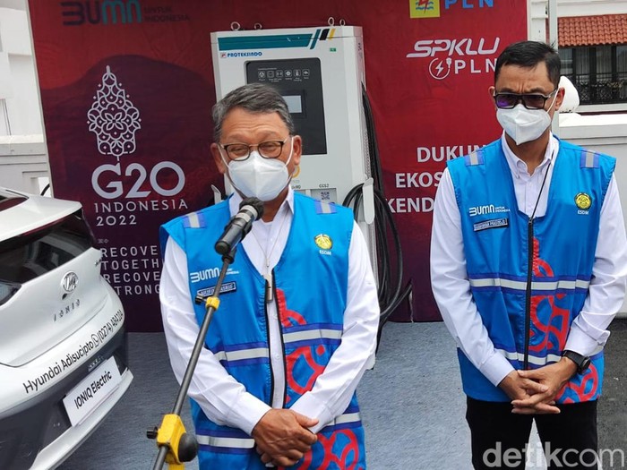 Menteri Energi dan Sumber Daya Mineral (ESDM) Arifin Tasrif di Sleman, DIY, Rabu (23/3/2022).