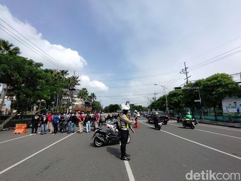 Pengamanan demo di depan DPRD Jaitm