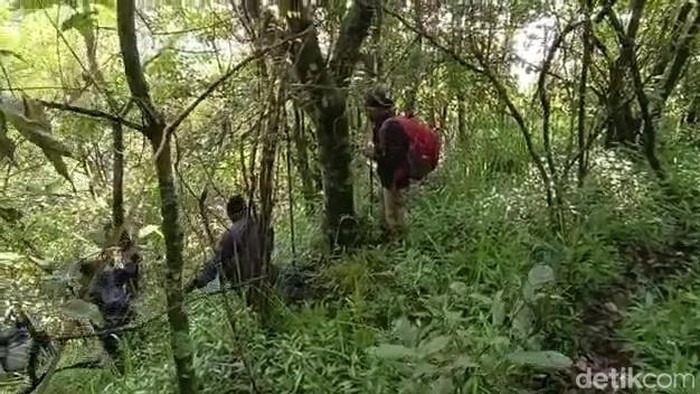 Proses pencarian pendaki yang hilang