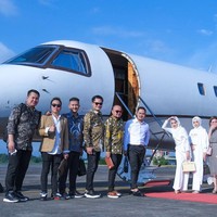 Padahal sebelumnya Gilang Juragan 99 pernah menyebutkan jika pesawat dengan logo bisnis kosmetiknya tersebut adalah private jet-nya. Dalam wawancara dengan YouTube Fitra Eri, pria itu mengaku membeli pesawat untuk mobilitas bisnis yang tinggi.Foto: Instagram @shandypurnamasari