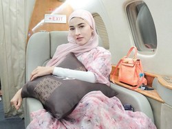 10 Gaya Shandy Purnamasari Saat Eksis Naik Jet Pribadi yang Ternyata Sewa