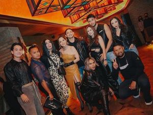 Gaya Bunga Citra Lestari di Pesta Ultah, Seksi dengan Gaun Leather & Lace