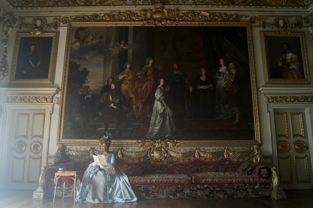 Bridgerton. Golda Rosheuvel as Queen Charlotte in episode 202 of Bridgerton. Cr. Liam Daniel/Netflix © 2022