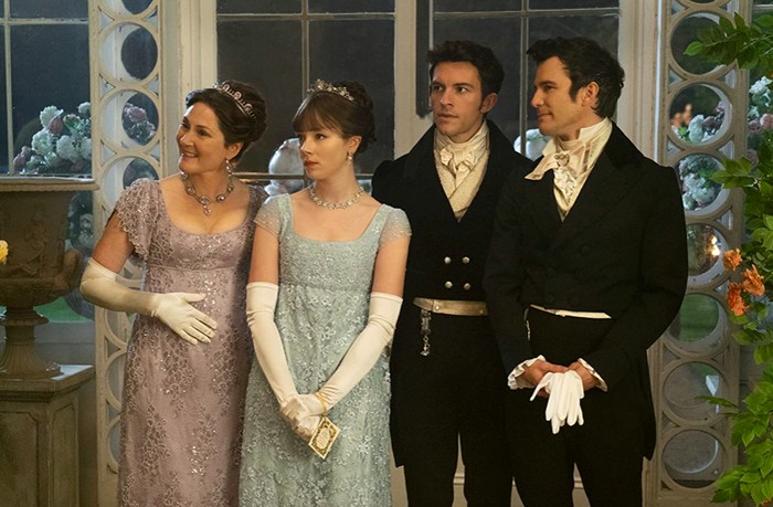 Bridgerton Season 2 Bridgerton. Golda Rosheuvel as Queen Charlotte in episode 202 of Bridgerton. Cr. Liam Daniel/Netflix © 2022