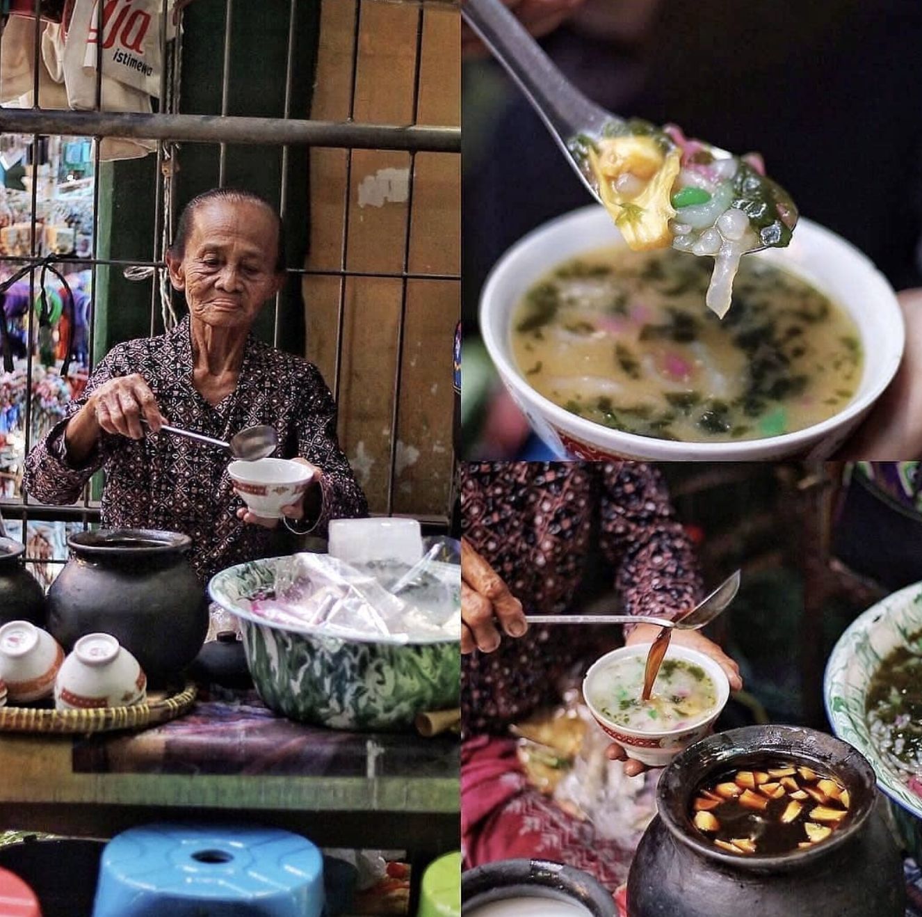 Dawet Mbah Hari, dawet legendaris di Pasar Beringharjo sejak 1965.