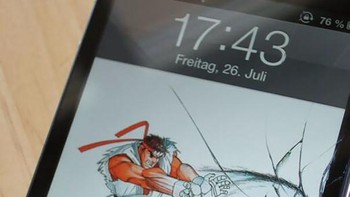 Dahsyatnya Hadouken milik Ryu Street Fighter terbukti ampuh meretakkan layar. Foto: Boredpanda