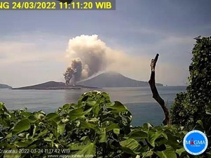 Citra Satelit Terbaru: Anak Krakatau Bersendawa dari Antariksa