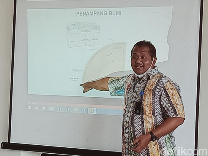 Humas Ikatan Ahli Geologi Indonesia (IAGI), Didit Hadi Bariyanto, di Klaten, Kamis (24/3/2022).