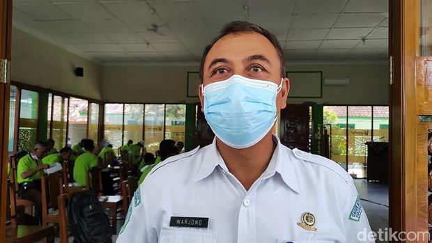 Kepala Stasiun Meteorologi Yogyakarta International Airport (YIA), Warjono, Kamis (24/3/2022).