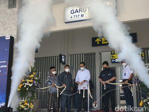 Stasiun dan Jalur Reaktivasi Garut-Cibatu Resmi Beroperasi
