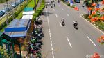 Pernah Dirazia, Ojol Mangkal Lagi di Halte Atletik Senayan