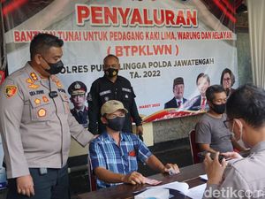 Ribuan PKL-Warung di Purbalingga Disasar Bantuan Tunai Rp 3,6 M