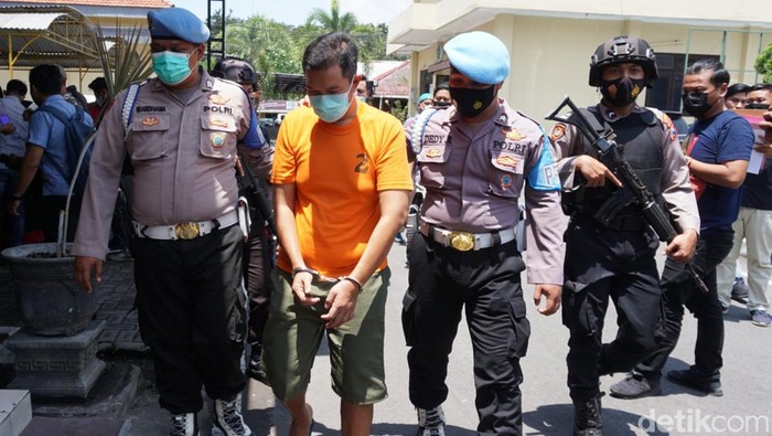Salah satu penipu yang diduga merupakan mafia tanah di Mojokerto.