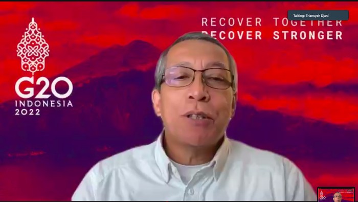 Duta Besar RI sekaligus Stafsus Program Prioritas Kemlu dan Co-Sherpa G20 Indonesia, Triansyah Djani
