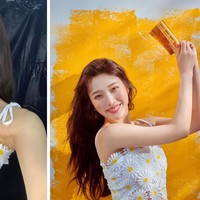 Tak kalah cantik, ini atasan Daisy Crochet Cropped Cami keluaran Forever 21 yang dikenakan Jennie BLACKPINK dan Joy Red Velvet. Keduanya terlihat memesona dalam balutan crop top seharga Rp 344 ribuan. Foto: dok Instagram @jennierubyjane, dok Espoir