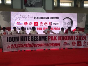 Relawan di Riau Gaungkan Joom Kite Besame Pak Jokowi 2024