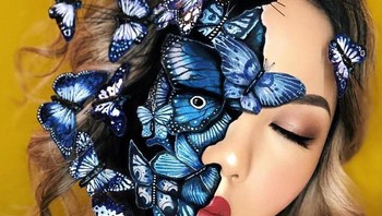 Adalah Mimi Choi, seorang makeup artist berbasis Kanada yang jago bikin riasan ilusi. Foto: Instagram/mimles