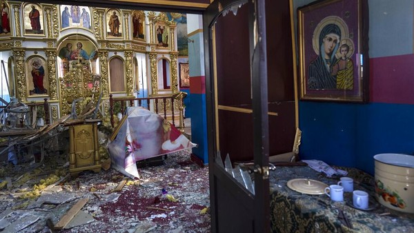 Invasi Rusia, Gereja Kristen Ortodoks di Ukraina Ini Porak-poranda