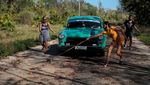 Begini Jadinya Saat Jalanan di Kuba Dikuasai Jutaan Kepiting