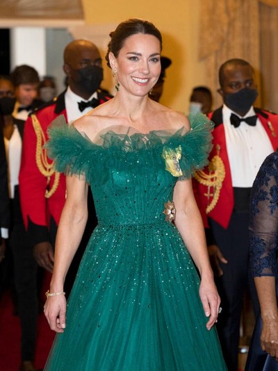 Kate Middleton Kate Middleton di Jamaika (Photo by Jane Barlow - Pool/Getty Images)