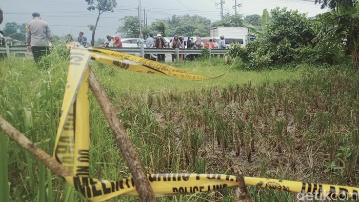 Lokasi penemuan mayat di Klaten, Jumat (25/3/2022).