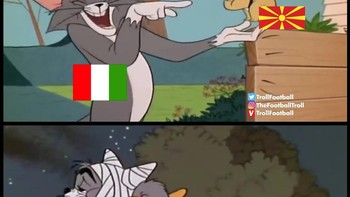 Italia yang meremehkan Piala Dunia ternyata harus menelan kekalahan. Foto: Twitter