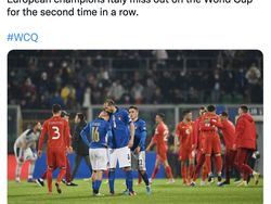 Italia Gagal ke Piala Dunia Bikin Geger Dunia Maya