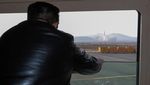 Momen Kim Jong-Un Tinjau Uji Tembak Rudal Antarbenua Korut