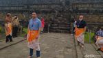 Pakai Sandal Upanat, Delegasi G20 Naik Candi Borobudur