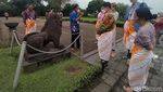 Pakai Sandal Upanat, Delegasi G20 Naik Candi Borobudur