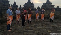 Jumlah delegasi asing sebanyak 20 orang, kemudian ditambah dengan LO (liaison officer) jadi berjumlah sekitar 120-an orang. Adapun rangkaian melakukan diskusi di Jogja, kemudian menuju Candi Borobudur.