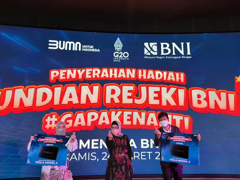 Pemenang Tesla dari BNI