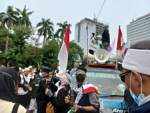 Demo di Patung Kuda, Massa PA 212 Tuntut Kasus Penistaan Agama Diusut
