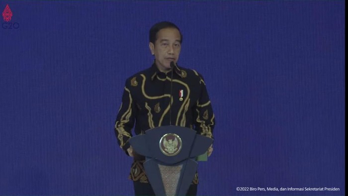 Presiden Jokowi di Bali, Jumat (25/3/2022).