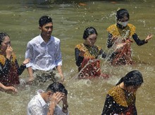 Tradisi Blangikhan di Lampung, Simbol Penyucian Diri Sebelum Puasa Ramadan